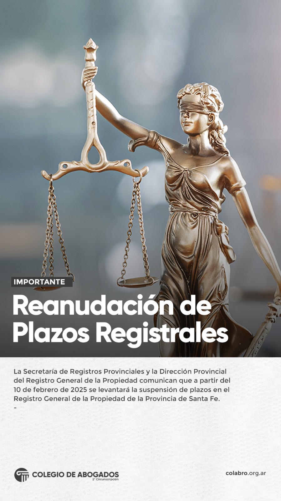 Reanudación de Plazos Registrales